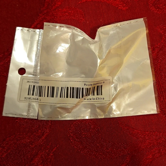 Vintage Alloy & Crystal Silver-toned Purple Amethyst Ring Floral Design Size 8 - Picture 6 of 7